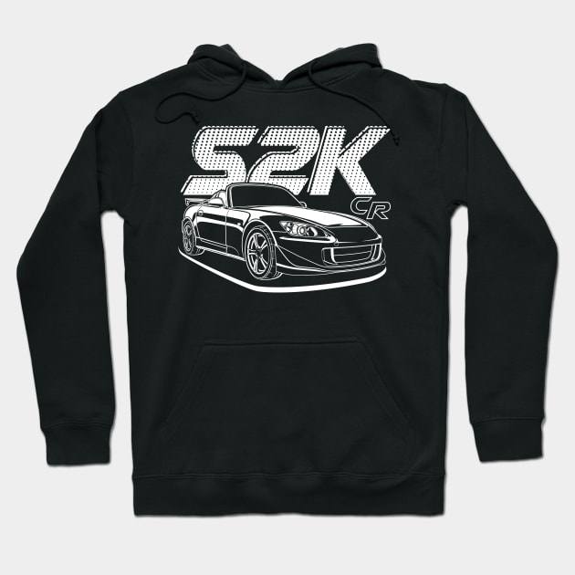 S2000 CR (White Print) Hoodie by WINdesign